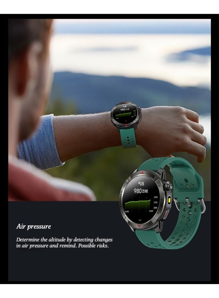 NORTH EDGE sports pace GPS track Bluetooth call heart rate oxygen sensor mountain running smart watch - Image 5