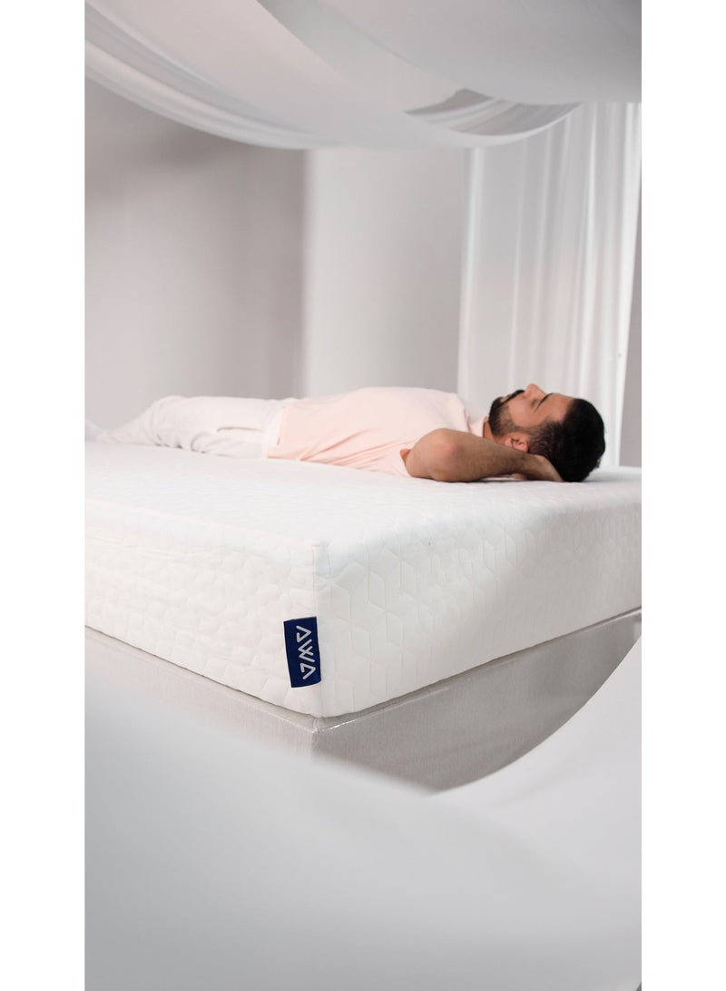 AWA Hybrid Mattress Pocket Spring & Memory Foam Breathable Medium Firm with 10 Year Warranty - Image 5