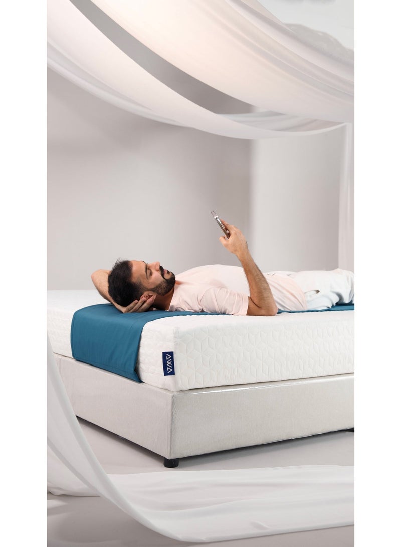 AWA Hybrid Mattress Pocket Spring & Memory Foam Breathable Medium Firm with 10 Year Warranty - Image 3