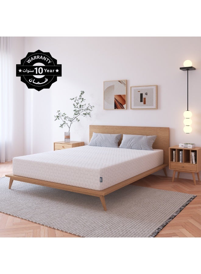 AWA Hybrid Mattress Pocket Spring & Memory Foam Breathable Medium Firm with 10 Year Warranty - Image 1