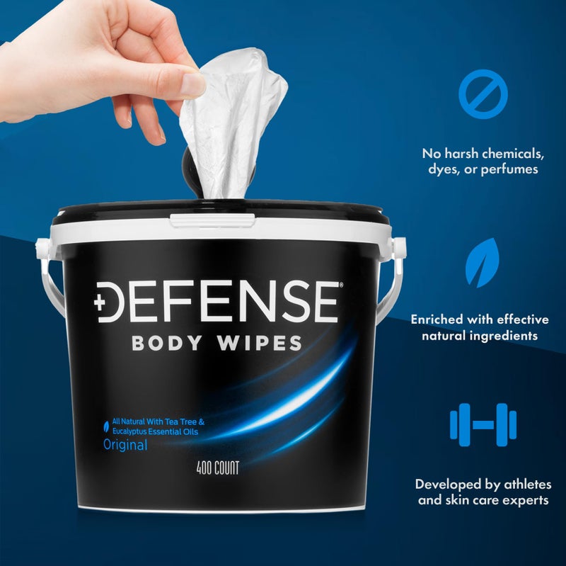 Defense Soap Body Wipes 400 Count Tub - Image 3