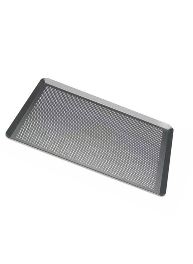 Large Baking Tray Punching Bread Commercial Non-stick Aluminum Alloy Aluminum Plate Rectangular Biscuit Baking Basin Oven Tray Household-Specifications:Aluminum Alloy Plain Body 60*40*3 Cm1.0 Thickness 2kg - Image 3