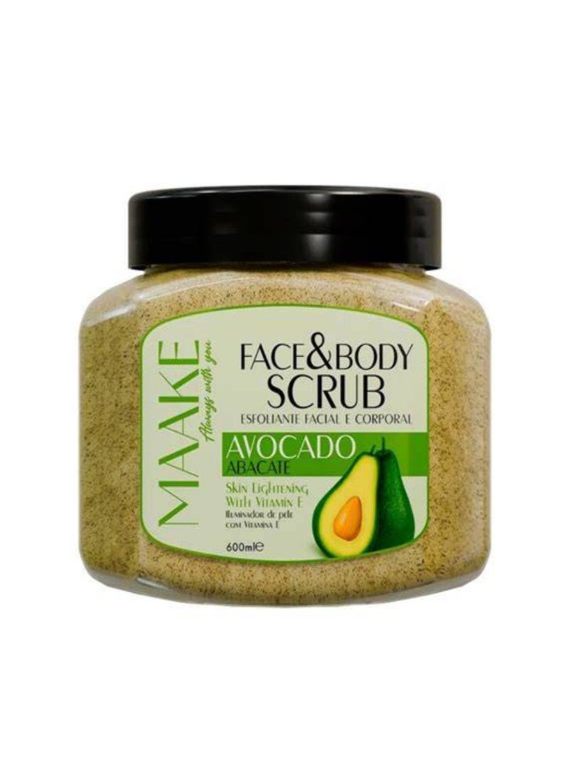 AVOCADO GLOWING FACE AND BODY SCRUB