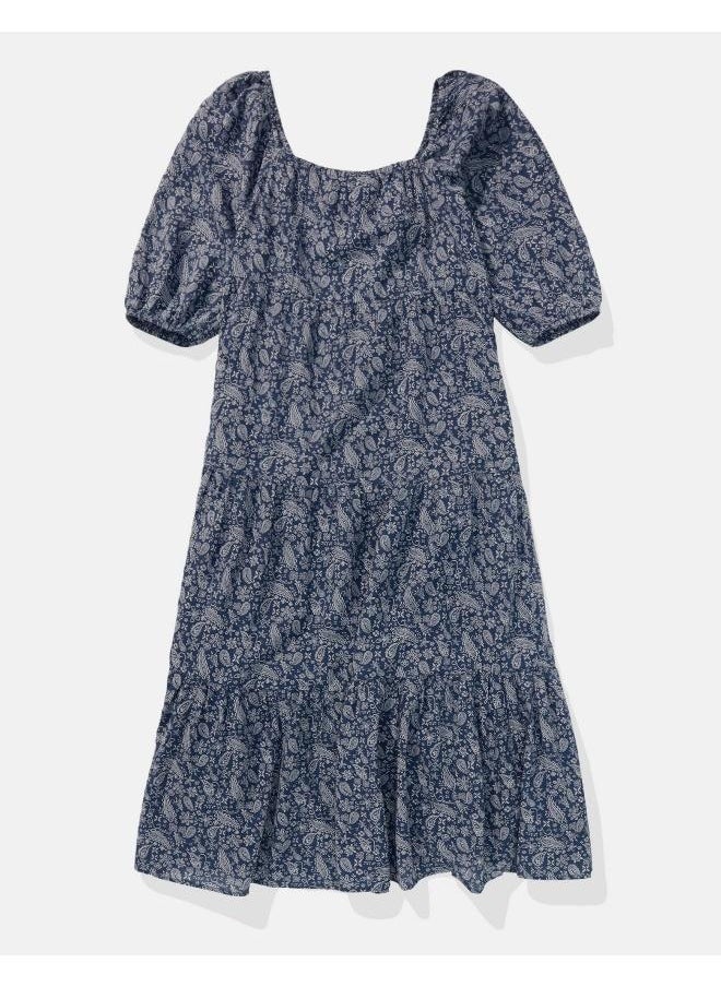 American Eagle Floral Print Midi Dress  - Image 3