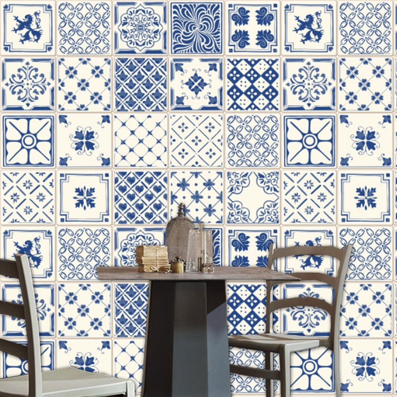 40 Pcs Tile Stickers Removable Wall Sticker Decals Tile Decor for Kitchen Bathroom Custom 20x20cm - Image 1