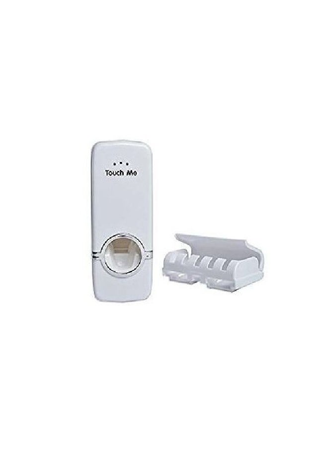Generic - Automatic Toothpaste Dispenser + Toothbrush Holder - Image 1
