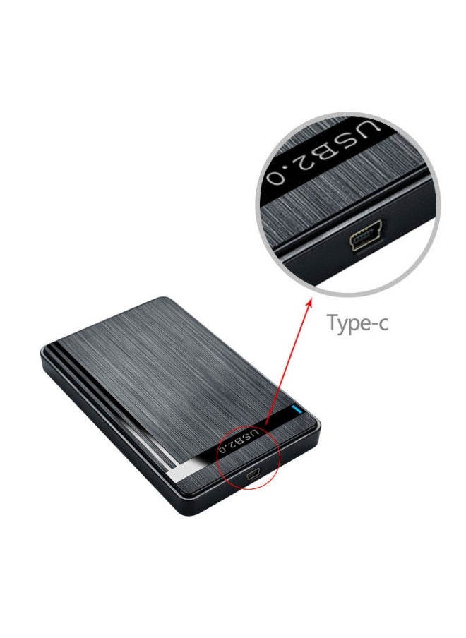 2.5 Inch Tool-free Installation USB2.0 Serial Port SATA Notebook Mechanical SSD Solid State External Mobile Hard Disk Box-Color:U25Q8  - Image 3