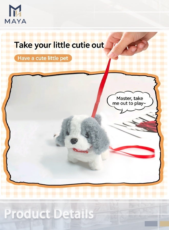 Maya Robot Dog for Interactive Robot Dog with Barking, Electric Plush Puppy Doll Soft Plush Adorable Nursery/Home Decor, Birthday - Image 4