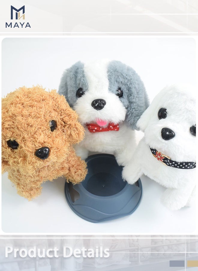 Maya Robot Dog for Interactive Robot Dog with Barking, Electric Plush Puppy Doll Soft Plush Adorable Nursery/Home Decor, Birthday - Image 5