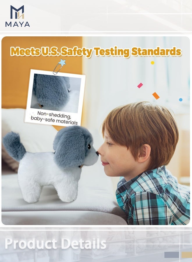 Maya Robot Dog for Interactive Robot Dog with Barking, Electric Plush Puppy Doll Soft Plush Adorable Nursery/Home Decor, Birthday - Image 3