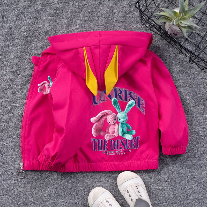 Women'S Treasure Autumn Coat New Children'S Windbreaker Jacket Large Children'S Cardigan Hooded Zipper Shirt Girl'S Rush Clothes - Image 5