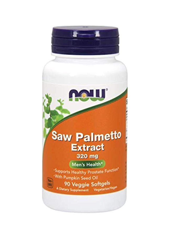 Now Foods Saw Palmetto Extract Dietary Supplement - 90 Softgels - Image 1