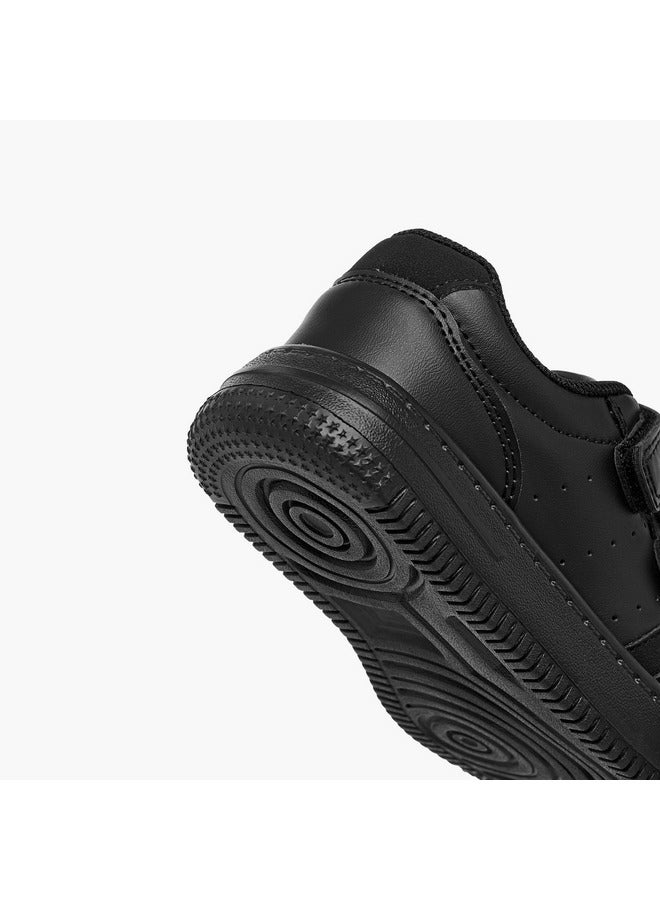 LBL by Shoexpress Boys Perforated School Shoes with Hook and Loop Closure  - Image 5
