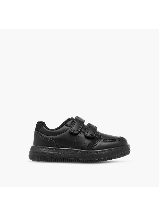 LBL by Shoexpress Boys Perforated School Shoes with Hook and Loop Closure  - Image 3