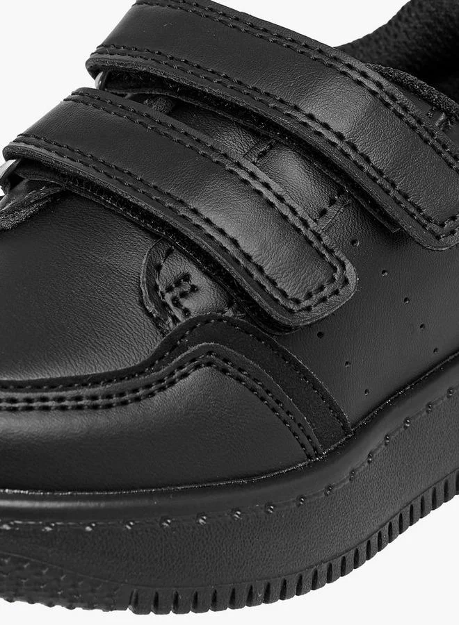 LBL by Shoexpress BLACK Boys Perforated School Shoes with Hook and Loop Closure for Men | Best Price UAE