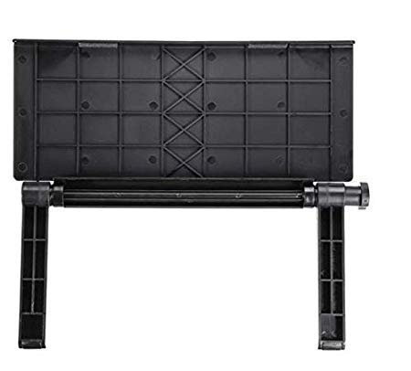 Rexmon Rexmon Foldable Screen Top Stand Screen Top Shelf Computer Monitor Riser Desktop Stand TV Wall Mount Rack Display Shelf Storage Rack Black 1 Pcs ABS Plastic  - Image 4