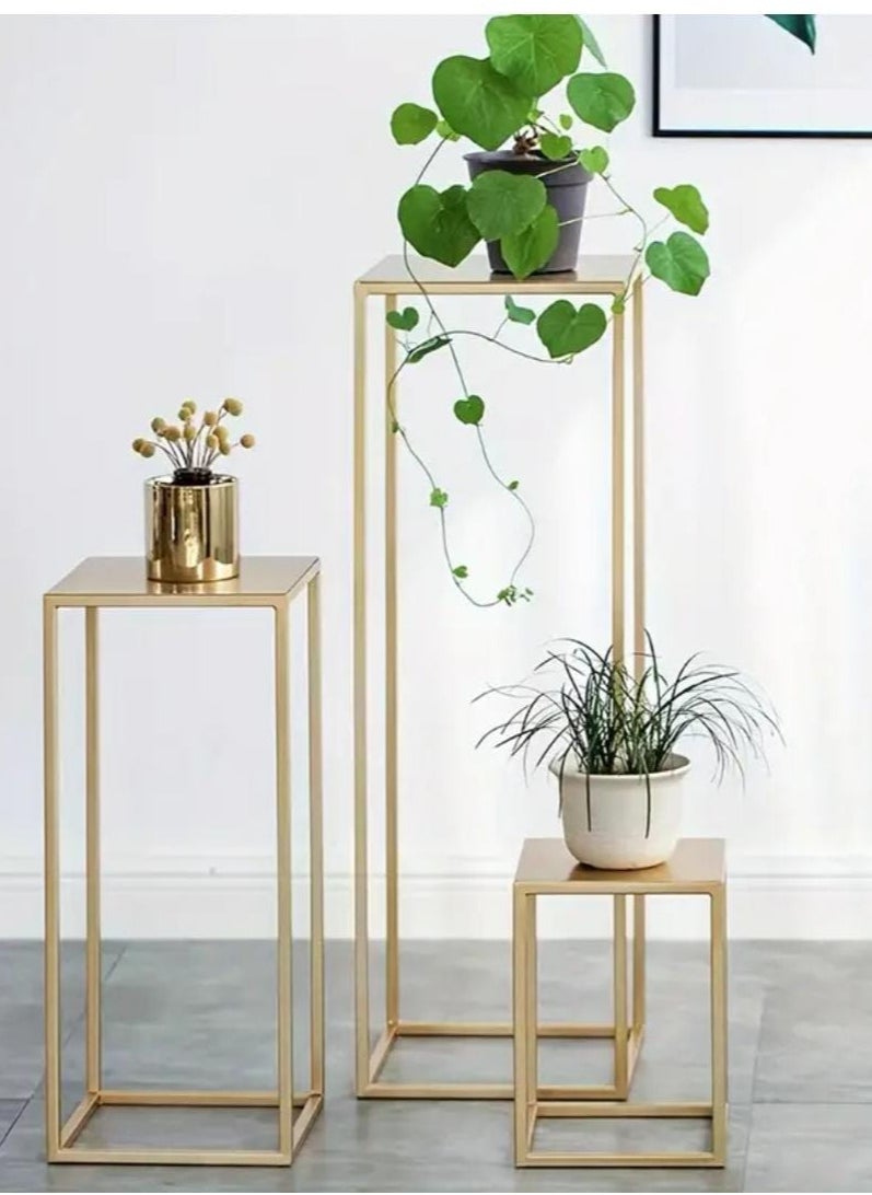 Other Manufacturer 3pcs Glass Top Plant Holder 