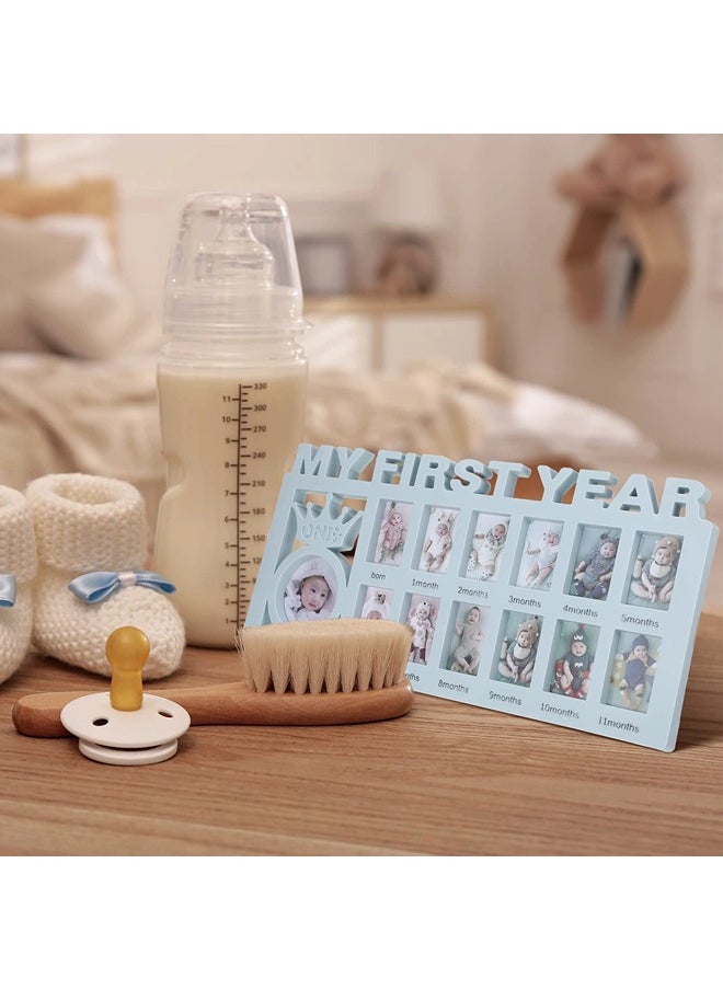 ShebSheb Picture Frame for 12 Month Baby ,Newborn My First Year Photo Frame ,Baby Keepsake Frame for Photo Memories  - Image 5