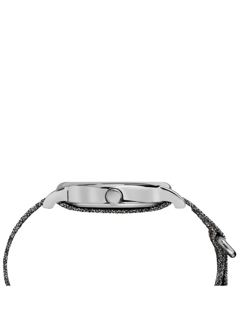 Timex Brass Analog Women's Watch With Blue Fabric Band TW2R92200 - Image 2