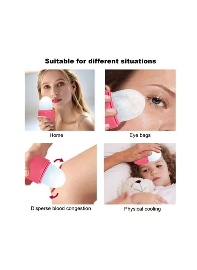 ORiTi ORiTi Ice Roller Face Massager, Multifunction Face Cryo Cube, Silicone Ice Cube Molds, for Brighten Skin Remove Fine Lines Shrink Pores  - Image 2