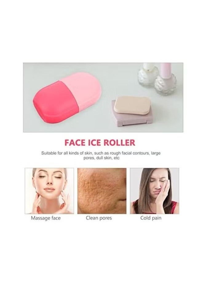ORiTi Ice Roller Face Massager, Multifunction Face Cryo Cube, Silicone Ice Cube Molds, for Brighten Skin Remove Fine Lines Shrink Pores