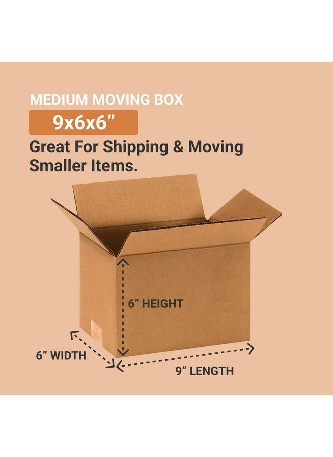 Small Shipping Boxes, 9"L X 6"W X 6"H (25-Pack) Heavy Duty Corrugated Cardboard Boxes For Packing, Moving & Storage, Strong Wholesale Bulk Boxes For Home Or Business - pzsku/ZF84375DE02D078B42A45Z/45/_/1731926140/216ba900-8cf5-415b-9036-e1f1ff9a8637