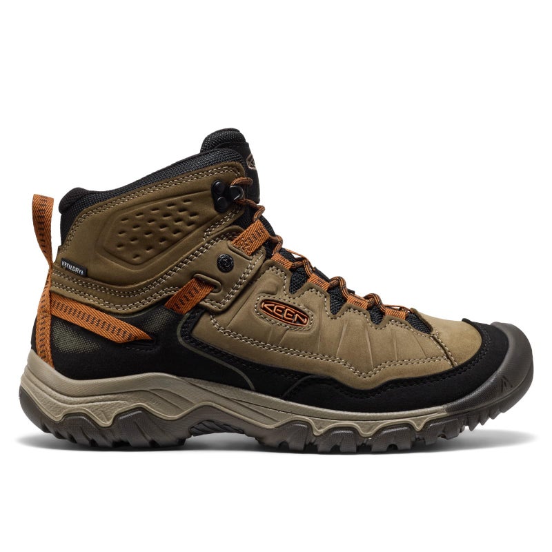 KEEN Men's Targhee 4 Mid Height Durable Comfortable Waterproof Hiking Boots, Sea Turtle/Roasted Pecan, 11.5 - Image 2
