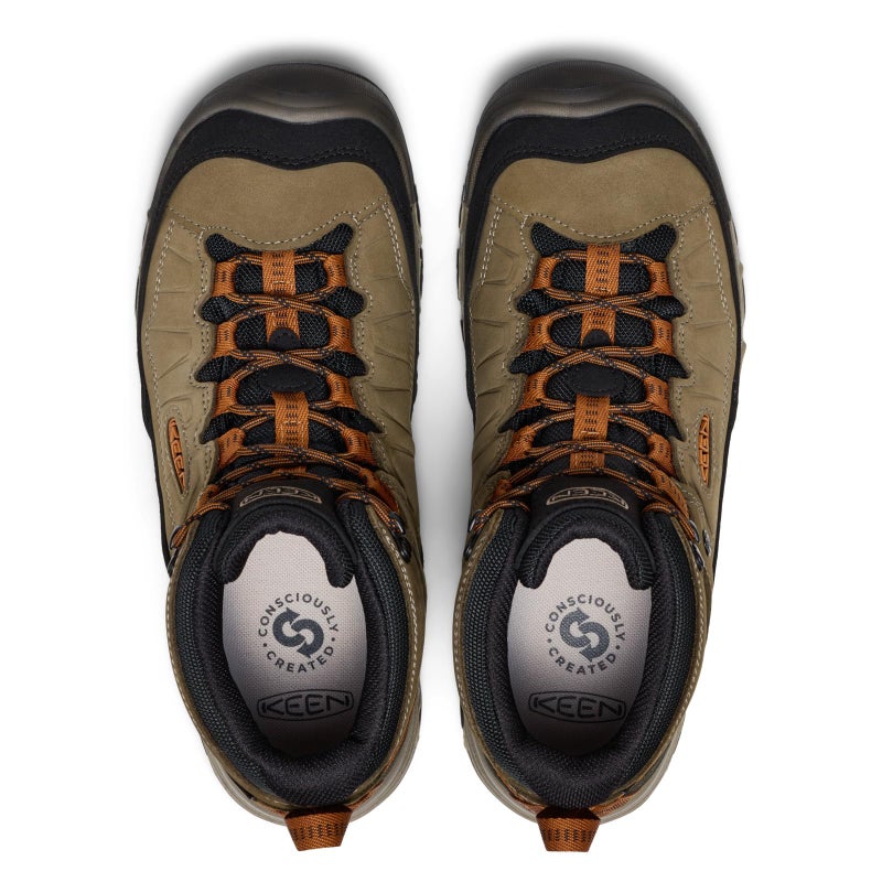 KEEN Men's Targhee 4 Mid Height Durable Comfortable Waterproof Hiking Boots, Sea Turtle/Roasted Pecan, 11.5 - Image 5
