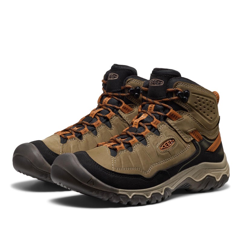 KEEN Men's Targhee 4 Mid Height Durable Comfortable Waterproof Hiking Boots, Sea Turtle/Roasted Pecan, 11.5 - Image 4