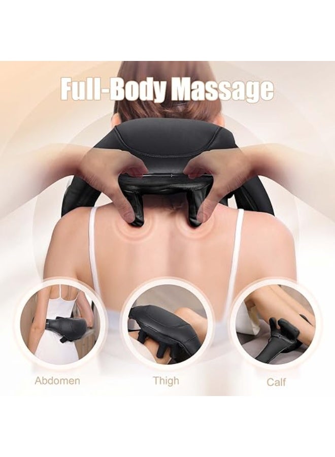 Cordless Shiatsu Back and Neck Massager with Heat - Electric Deep Tissue 3D Kneading Massage Pillow for Shoulder, Leg & Full Body Muscle Pain Relief - Image 3