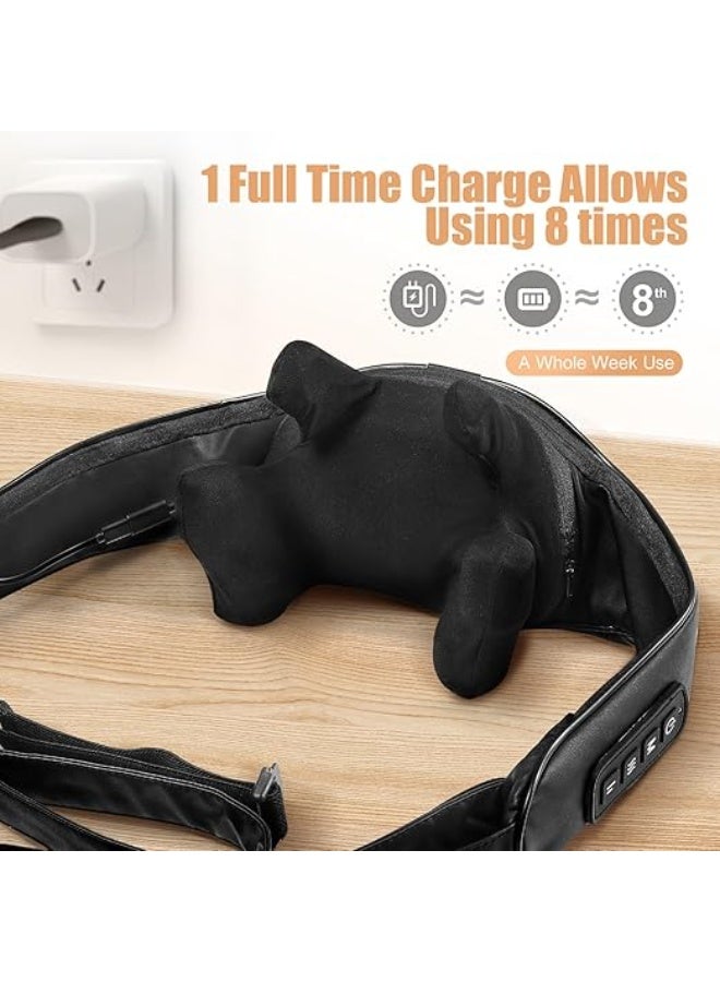 Cordless Shiatsu Back and Neck Massager with Heat - Electric Deep Tissue 3D Kneading Massage Pillow for Shoulder, Leg & Full Body Muscle Pain Relief - Image 2