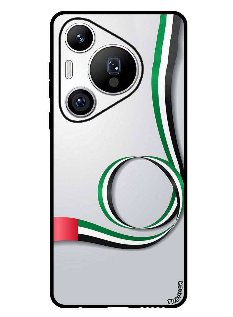 Theodor Protective Case Anti Scratch Shock Proof Bumper Cover For Huawei Pura 70 Uae Flag - Image 1