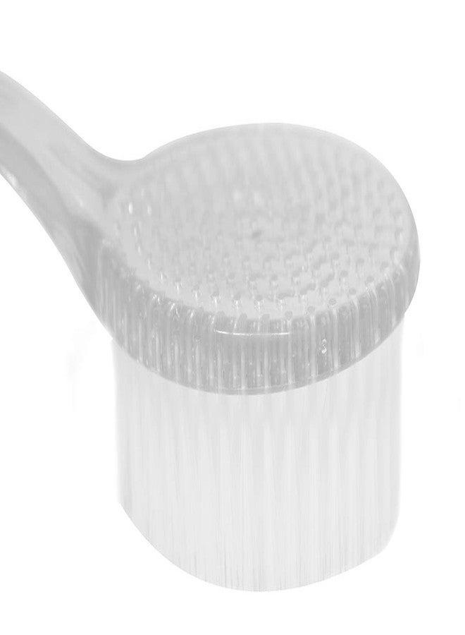 Ekan Soft Bristles Back Body Cleaning Long Handle Loofah Brush For Unisex (Grey) Pack Of 1 - Image 4