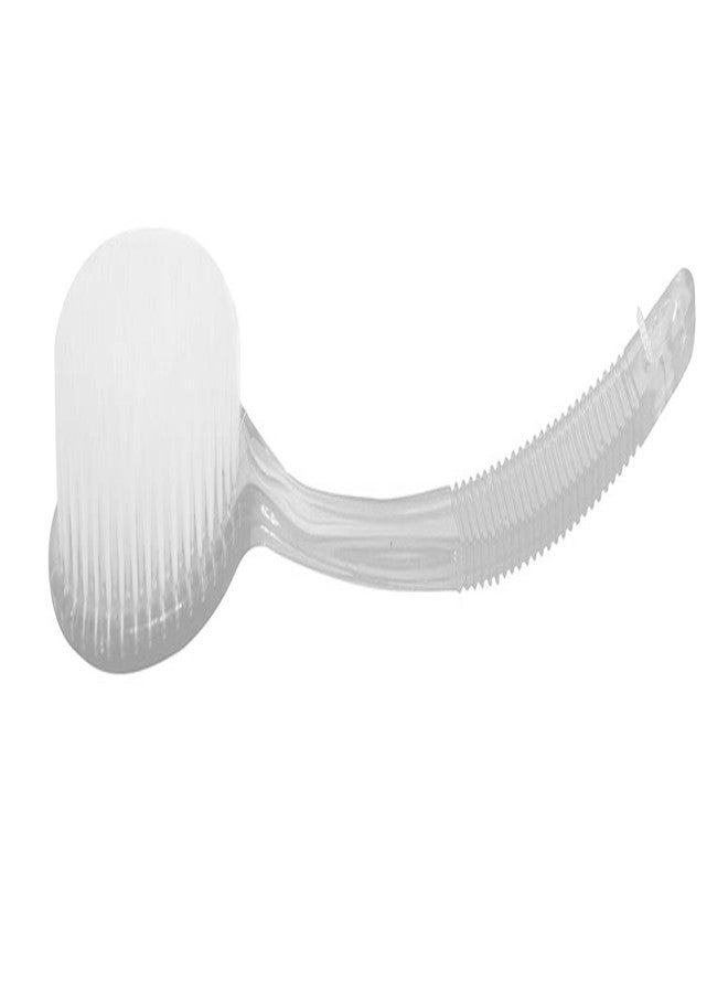 Ekan Soft Bristles Back Body Cleaning Long Handle Loofah Brush For Unisex (Grey) Pack Of 1 - Image 1