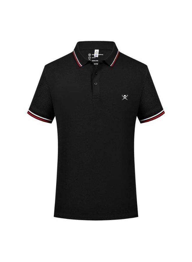 HACKETT LONDON Couples men and women summer breathable lapel short sleeve Polo shirt - Image 4