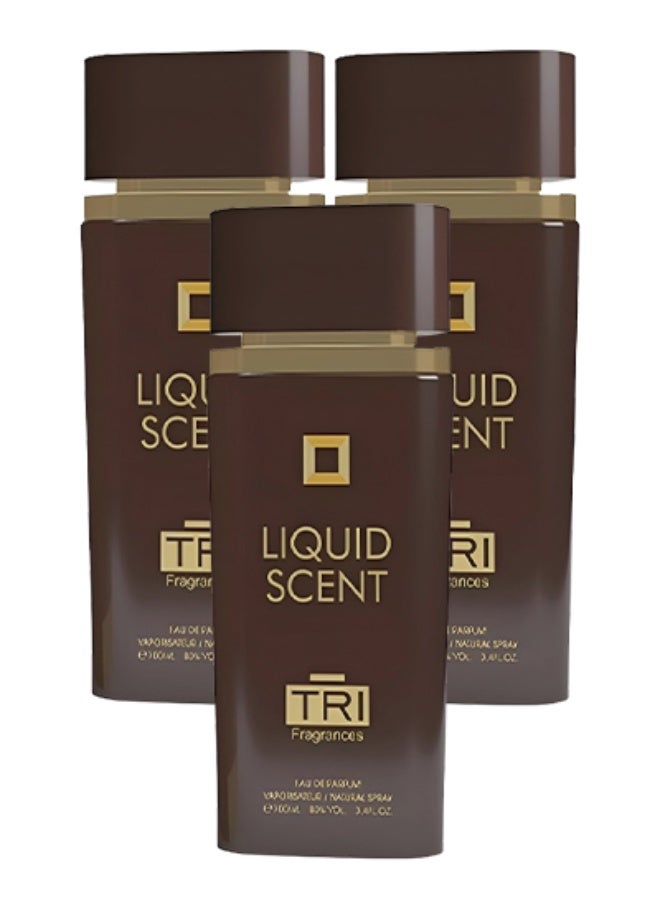 تي أر آي 3 قطع عطر ليكويد سينت للجنسين 100 مل - Image 1