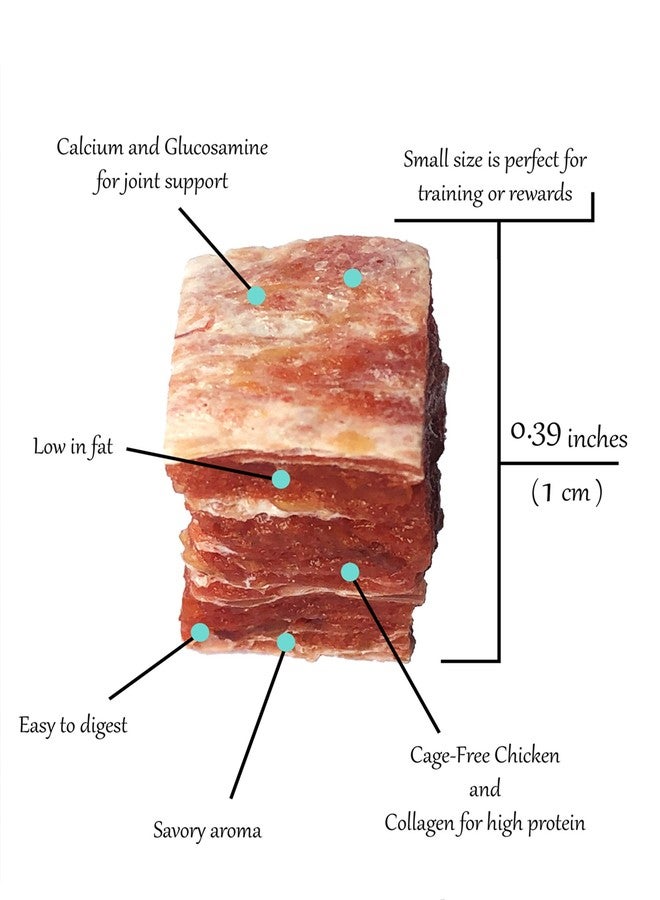 Rena's Recipe Love Cubes Chicken Square Treats for Training & Rewards (3 Pack) - Image 3