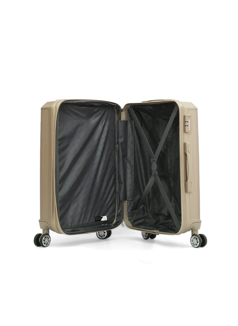 GIORDANO Giordano Hardside Luggage Trolley Bag 5 Pieces set,Champagne (BC-12&14,S-20,M-24,L-28 Inch)  - Image 2