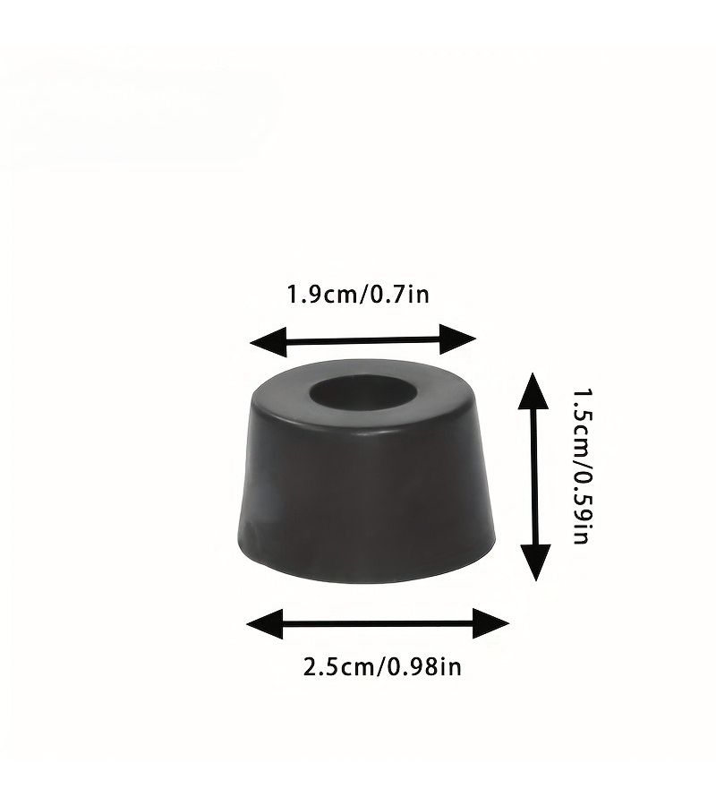 12pcs 0.98x0.75x0.59inch Air Compressor Vibration Isolation Rubber Feet - Image 5