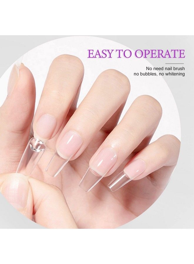 30Ml Solid Gel Nail Glue 2 * 15Ml Soft Gel Nail Glue Gel For Nail Tip Glue Gel For Press On Nails Long Lasting U V Glue Gel For Nail Extension Home Diy
