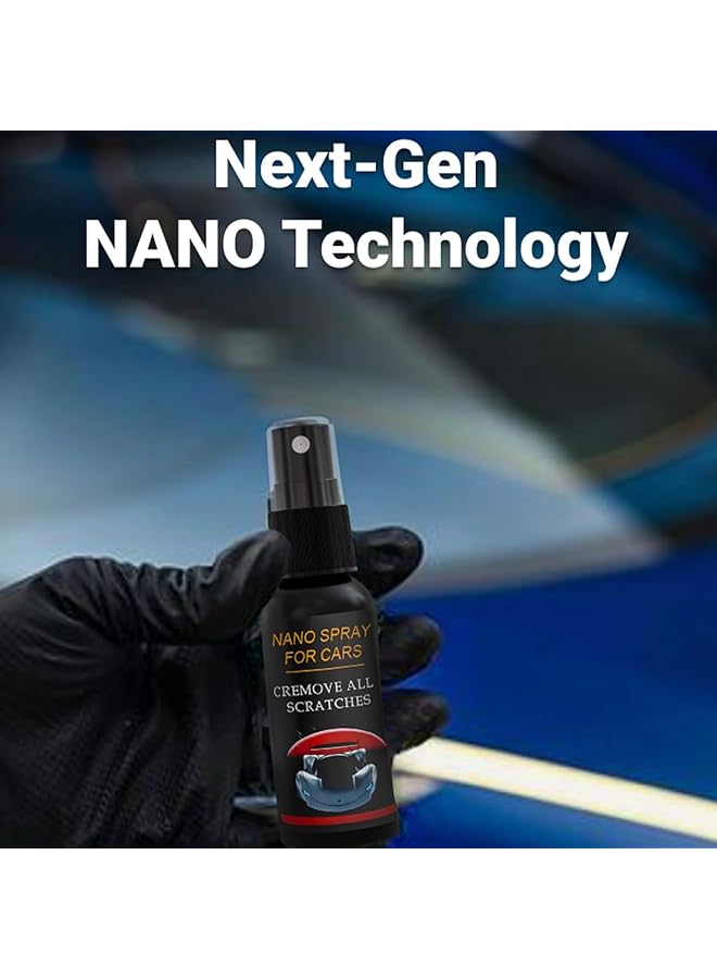 Excefore Nano Scratch Remover, Nano Spray For Cars, Fast Repair Scratches Repairing Polish Spray, Repair Of Fine Scratches And Polishing Spray, For Auto Detailing Glasscoat Car Polish (30Ml+120Ml) - Image 4