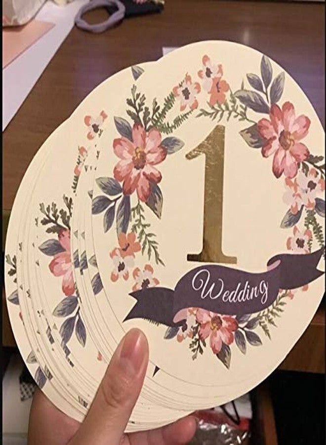 StayMax Wedding Party Number Stickers for Table Card Accessories Decorative self-adhensive Number Sticker Gold Number 1-20 - Image 5
