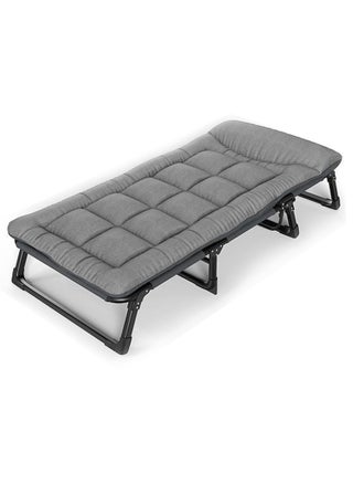 Folding Bed with Mattress, Cot Size Foldable Guest Beds, Hideaway Cot for Adults, Portable Fold up Bed with Adjustable Positions for Home, Office, Indoor, Outdoor - pzsku/ZF844521DC1F63EF27F20Z/45/_/1715854861/77560847-db92-4fff-8c69-d5255148a4ea