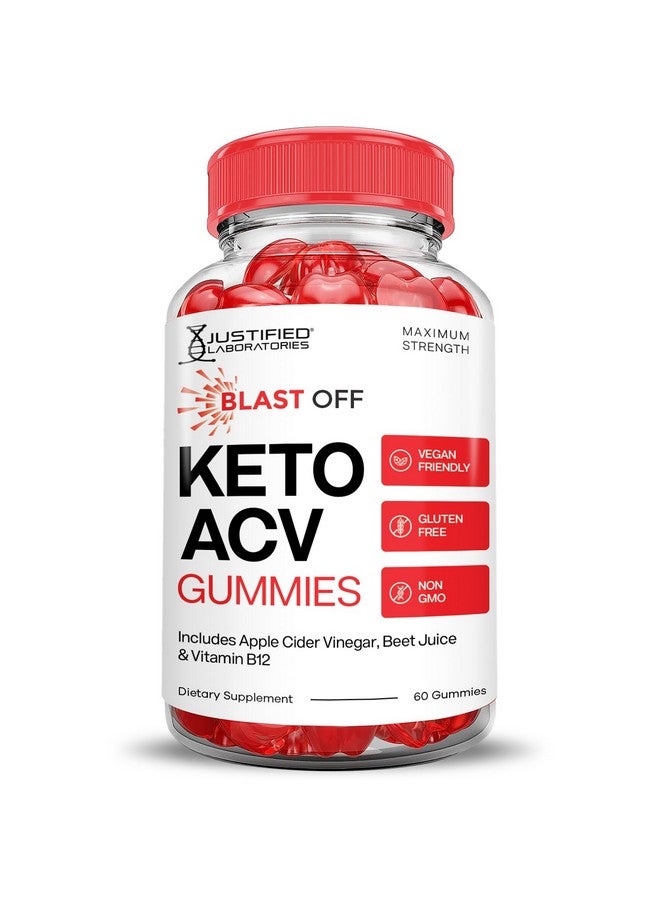 Justified Laboratories جيلاتين كيتو ACV المتقدم 1000 ملغ جيلاتي كيتو خل التفاح مع مسحوق عصير الرمان والبنجر B12 نباتي غير معدل وراثيًا 60 جيلاتي - Image 4