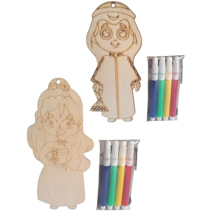 FAM 12PCS RAMADAN BOY GIRL PAINTING SET FOR KIDS - EID GIFTS ACTIVITY FOR KIDS - RAMADAN EID PAINTING ACTIVITIES - Image 1