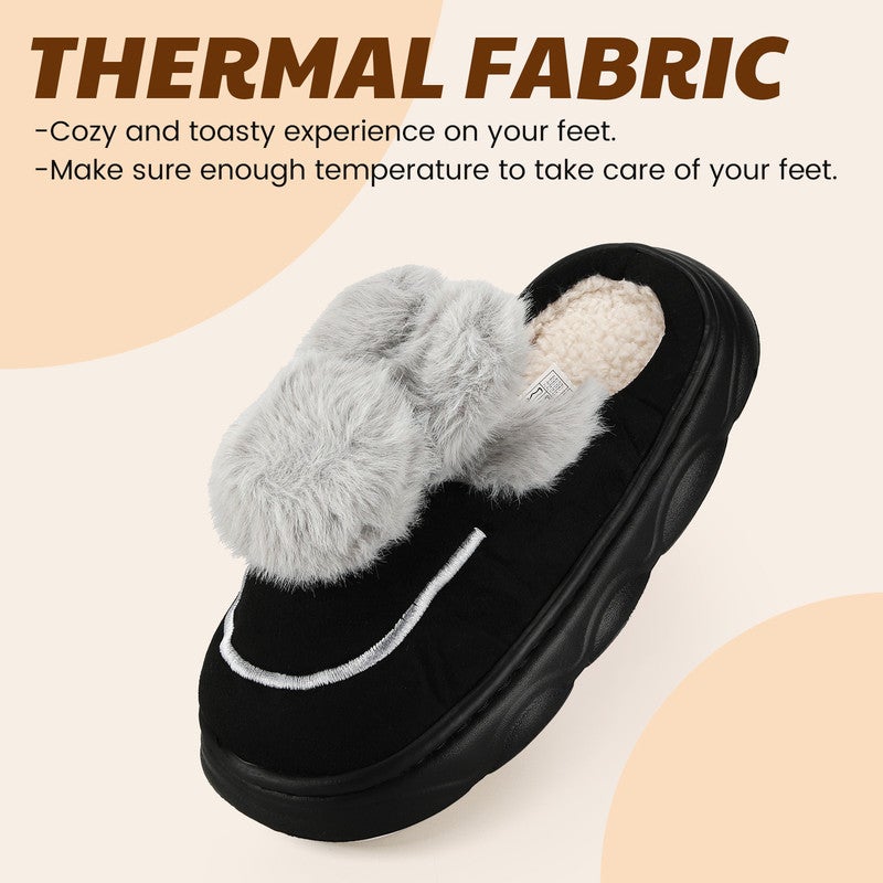 Lucky Kids Cartoon Slippers for Kids, Funny Animal House Shoes with Non-Slip Sole, Cozy Plush Indoor Comfort Footwear for Boys and Girls - Image 2