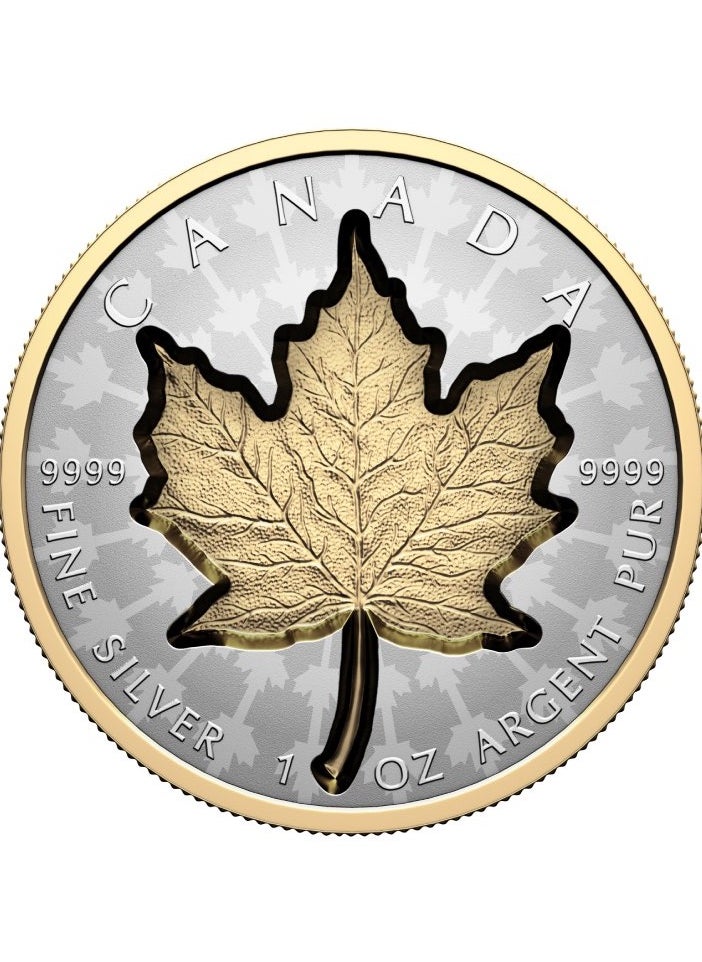 ABConcept Canada Maple Leaf Super Incuse Silver 1 oz  - Image 1