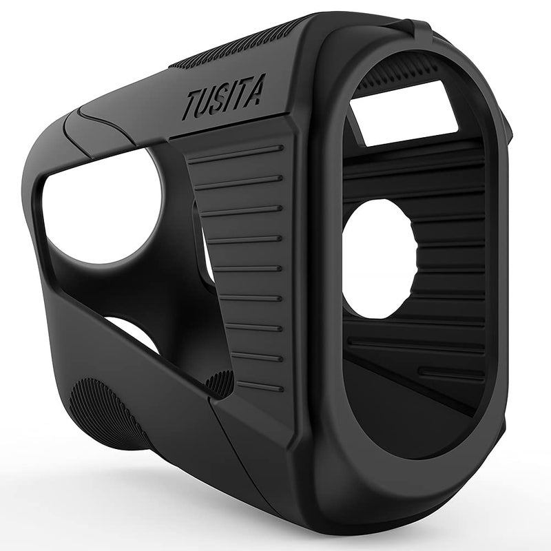 TUSITA Silicone Case Compatible with Bushnell Tour V5 Slope Shift Laser Golf Rangefinder - Black - Image 1