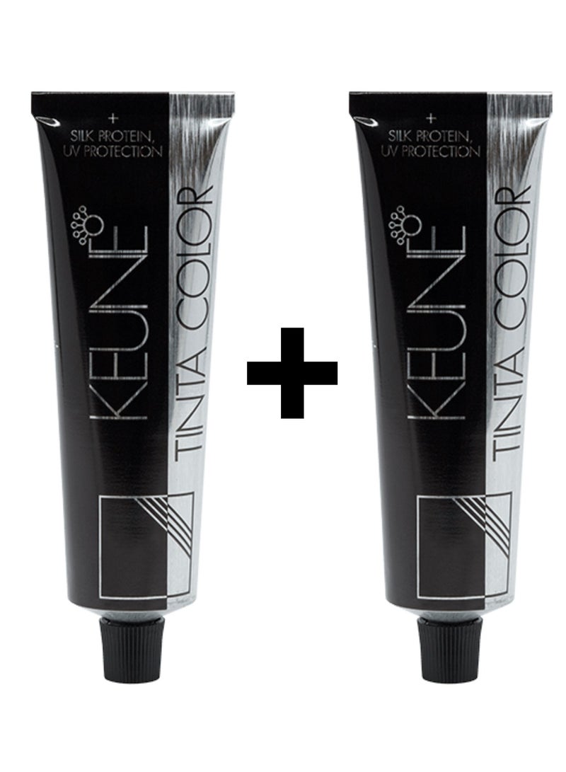 كين عبوتين من صبغة شعر كيون تينتا كولور رقم 8.3 أشقر ذهبي فاتح تحتوي على بروتين الحرير المعالج بتقنية سولامر خالية من البارابين - Image 1