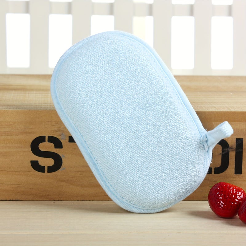 Pink Fish Shape Sponge Scrubber Bath Towel Body Wash Cloth - Image 5